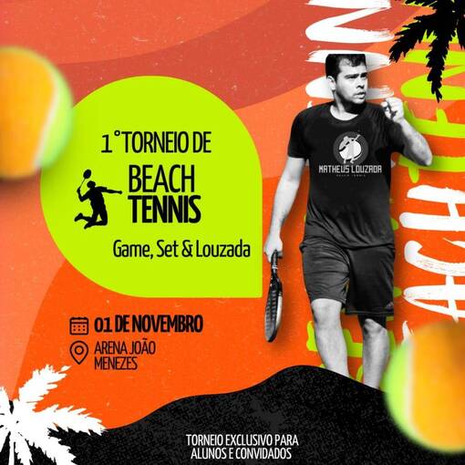 Capa do evento 1 Torneio Game Set & Louzada BEACH TENNIS 