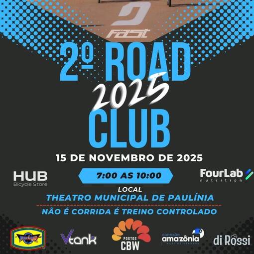 Event cover 2 Road Club 2025 no Parque Brasil 500 - Dia 15/11/25 - Felipe Fuzati e Paulo