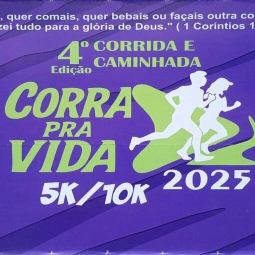 Event cover 4 Corrida e Caminhada Corra Pra Vida
