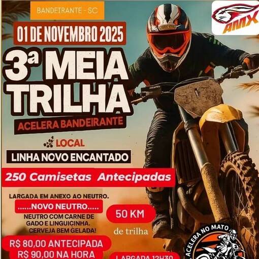 3  MEIA TRILHA ACELERA BANDEIRANTE no Fotop