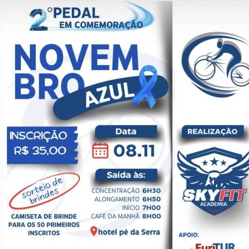 Event cover 2� PEDAL EM COMEMORA��O AO NOVEMBRO AZUL