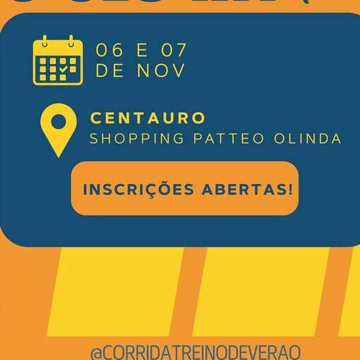 Event cover Entrega do kit - Treino de Ver�o 