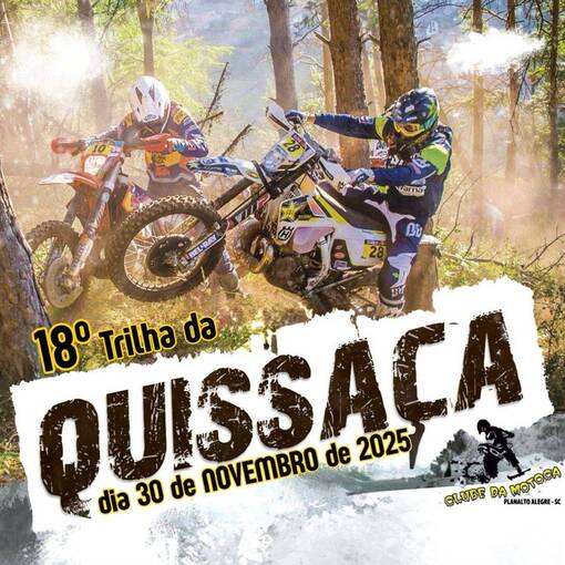 Event cover 18  TRILHA DA QUISSA - CLUBE DA MOTOCA