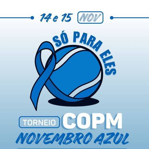 Event cover Torneio COPM Novembro Azul - S pra eles