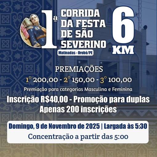 Event cover Corrida da Festa de So Severino 