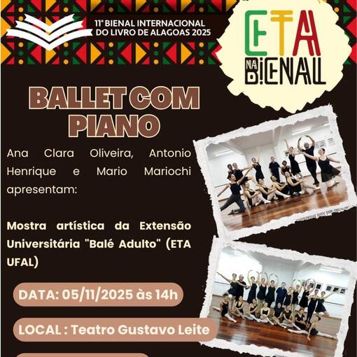 BALLET COM PIANO - BIENAL DO LIVRO 2025 on Fotop