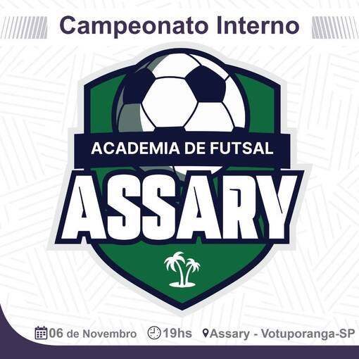 Capa do evento Campeonato interno - Academia de Futsal Assary