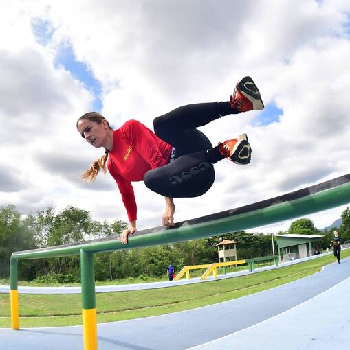 61 WORLD MILITARY AERONAUTICAL PENTATHLON CHAMPIONSHIP - Obstacle Run / Pista de Obstculos sur Fotop