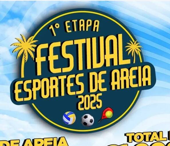 Capa do evento 1 ETAPA FESTIVAL DE ESPORTE DE AREIA