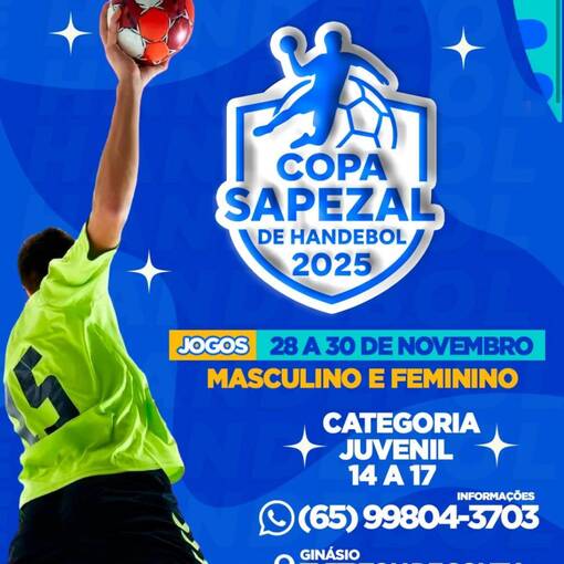 Capa do evento COPA SAPEZAL DE HANDEBOL 2025