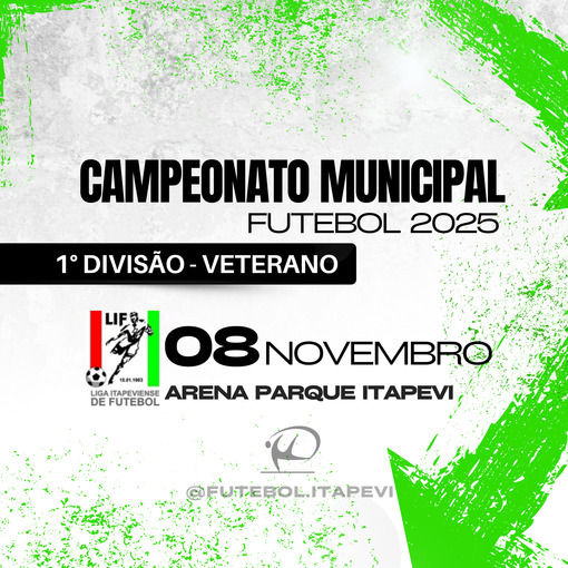 Event cover Campeonato Municipal de Itapevi Veterano da 1 Diviso
