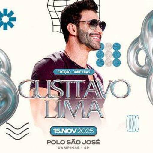 Event cover SHOW GUSTTAVO LIMA  - CAMPINAS / SP - SBADO 15 
