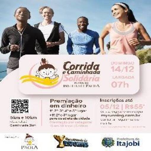 Event cover Corrida e Caminhada Solidria Instituto Paola