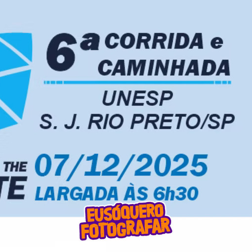 Couverture de l'vnement 6 Corrida e Caminhada Unesp 2025