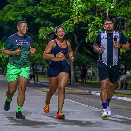 Treino Bosque das Arapiracas - Noite in Fotop