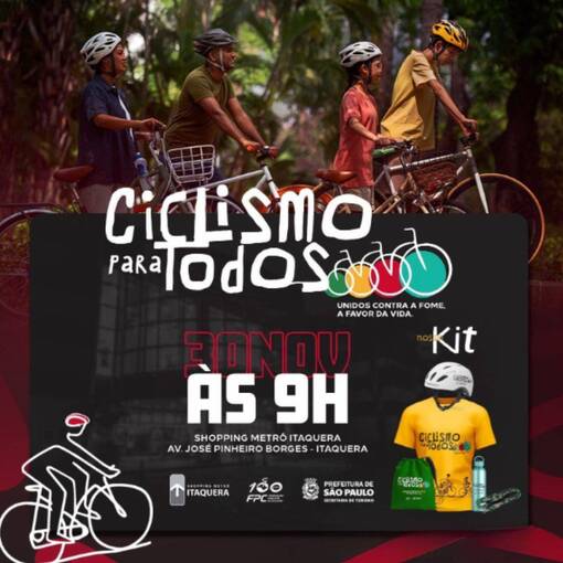 Event cover CICLISMO PARA TODOS - SHOPPING METR ITAQUERA