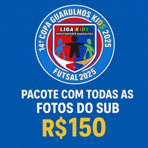 Event cover FUTSAL - COPA GUARULHOS KIDS Domingo dia 16/11 Arena Vila Galvo1