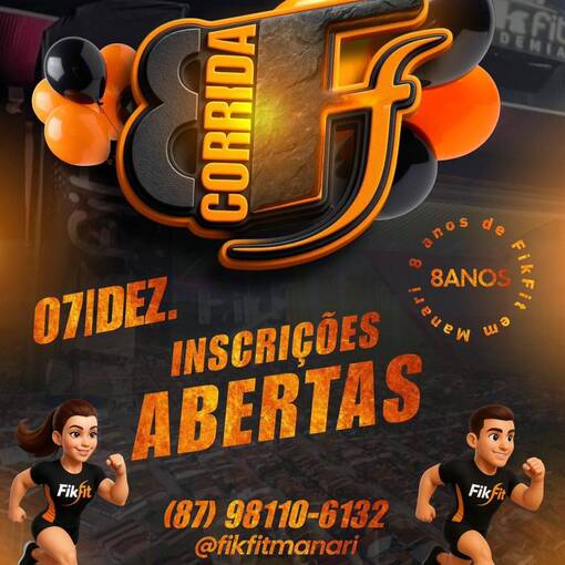 Copertura dell'evento CORRIDA 8 ANOS FIK FIT