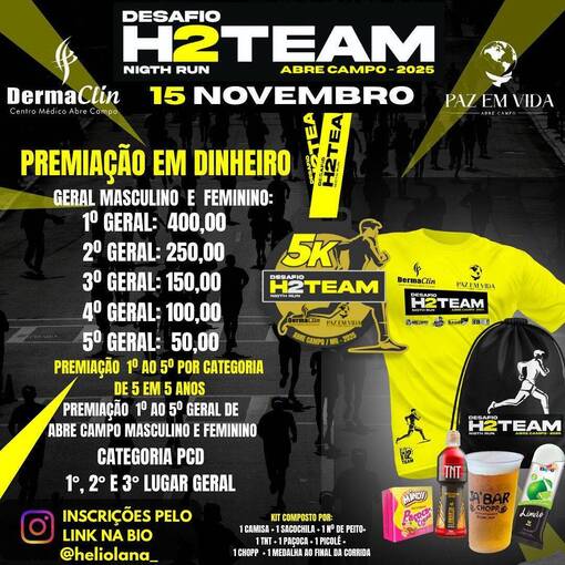 Capa do evento Desafio H2 Team - Abre Campo