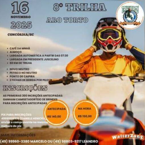 Event cover 8 TRILHA ARO TORTO