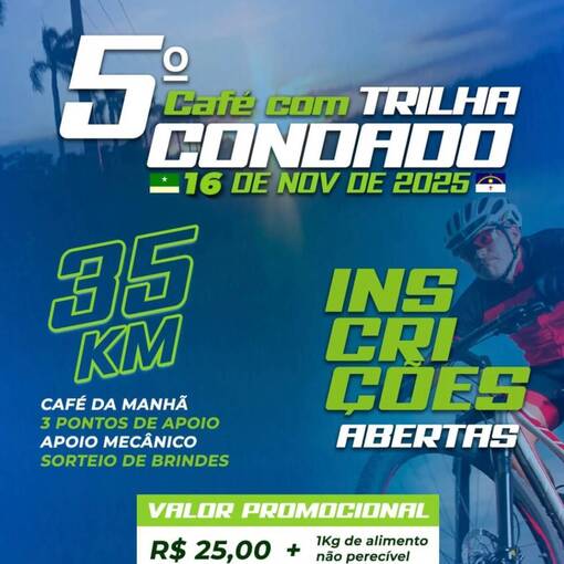 Event cover 5 caf da manh com trilha - Condado 