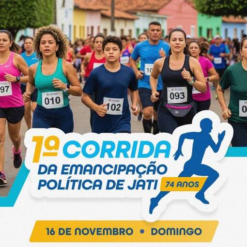 Capa do evento Corrida Jati 74 Anos - TODAS AS FOTOS POR R$39,90
