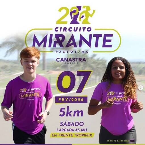 Event cover 2� CIRCUITO MIRANTE 5K 2026 / CANASTRA RACING