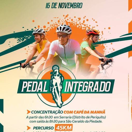 Capa do evento Pedal Integrado Periquito & So Geraldo da Piedade