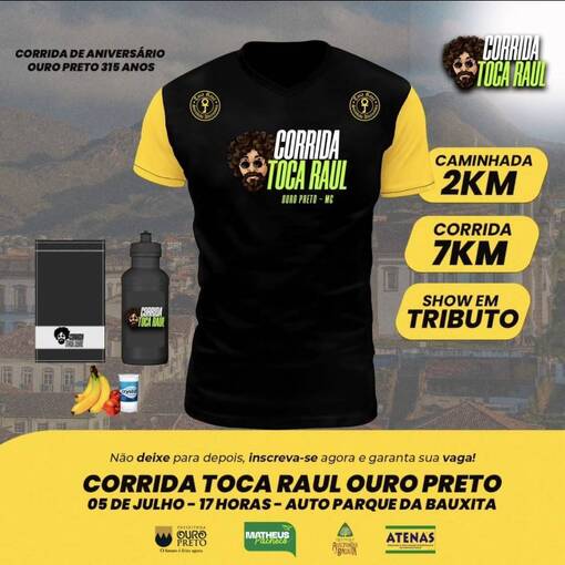 Event cover Corrida Toca Raul - Ouro Preto