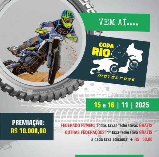 Portada del evento Abertura da Copa Rio de Motocross