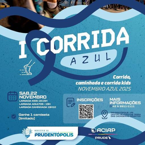 Event cover 1 Corrida Novembro Azul de Prudentpolis