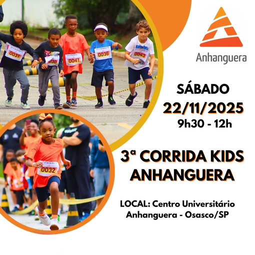 Portada del evento 3 Corrida Kids Anhanguera