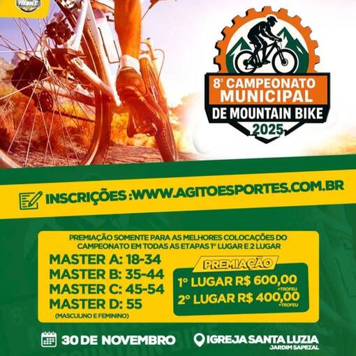 Event cover 8 CAMPEONATO MUNICIPAL DE MOUNTAIN BIKE