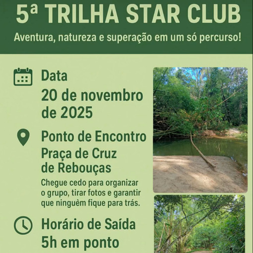 Event cover 5 TRILHA STAR CLUB 