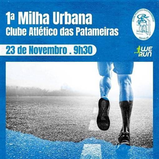 Event cover 1 Milha Urbana do Clube Atltico das Patameiras