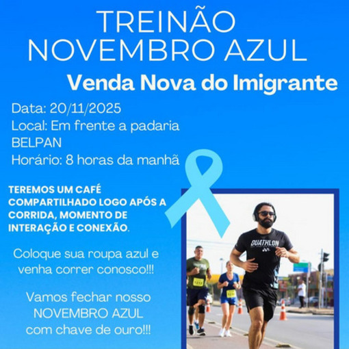 Event cover Trein�o novembro azul