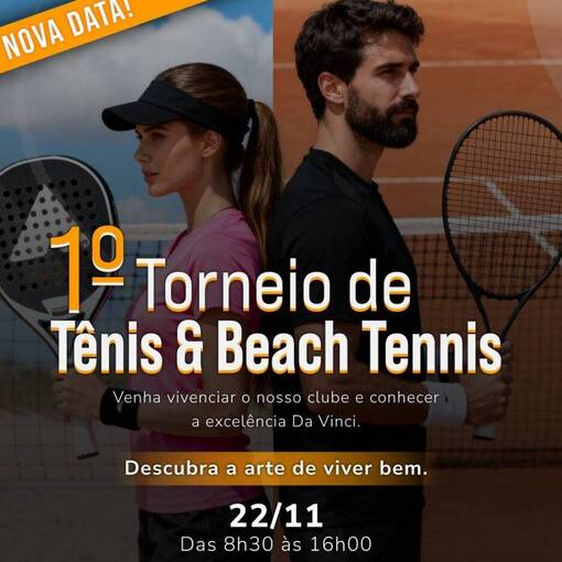 Event cover 1 Torneio de Tnis e Beach Tennis - Da Vinci Residence
