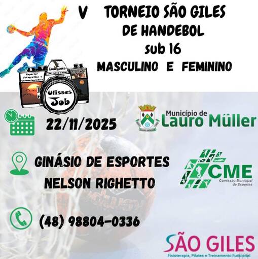 Event cover HANDEBOL V TORNEIO S�O GILES SUB 16 MASC