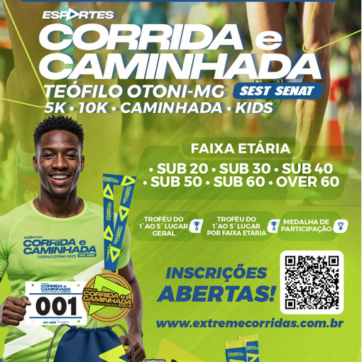 Event cover Corrida e Caminhada SEST - SENAT - T. Otoni