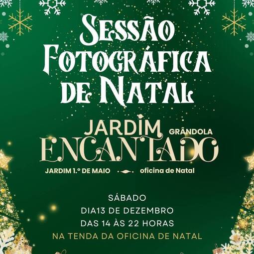 Copertura dell'evento Jardim Encantado - Sess�o Fotogr�fica na Oficina de Natal