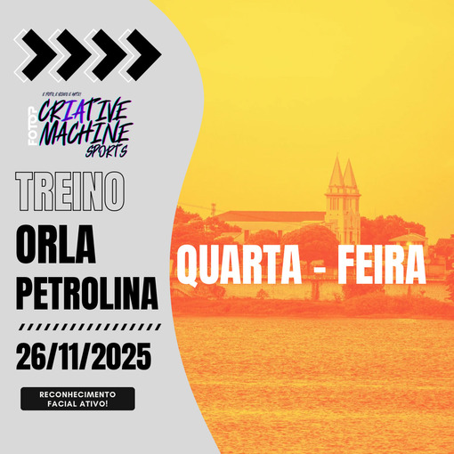 Event cover Treino orla petrolina - Quarta feira