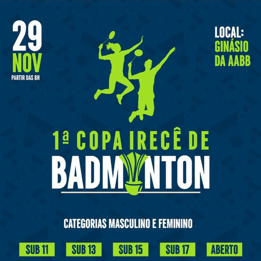 Event cover Torneio de Badminton 