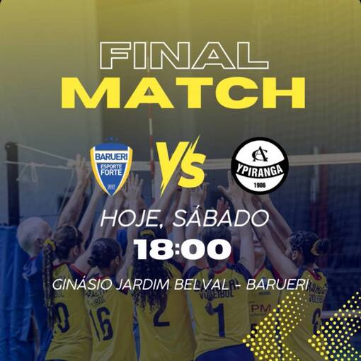 Event cover Volei - Final Match I Barueri Esporte Forte X Ypiranga