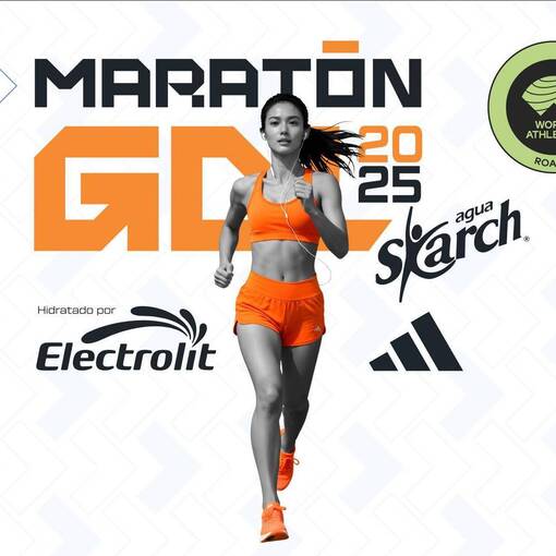 Copertura dell'evento Maratón Internacional Guadalajara 2025