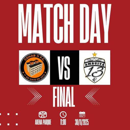 Event cover Final 3� Divis�o - Campeonato Municipal 2025 I Cohab II X 13 Ambuit�