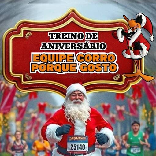 Event cover Treino de anivers�rio Corro porque Gosto