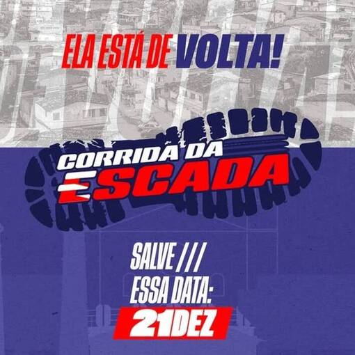Event cover CORRIDA DA ESCADA