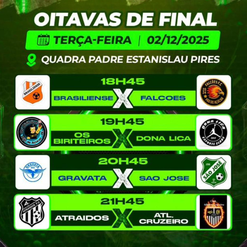 Event cover copa taquara oitavas de final