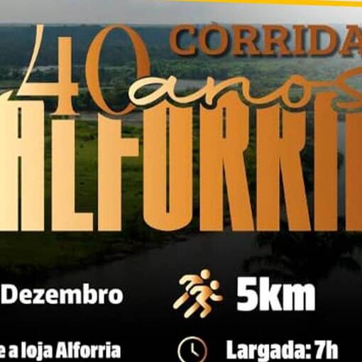 Event cover CORRIDA ALFORRIA 40ANOS