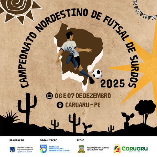 Event cover CBDS - Campeonato Nordestino de Futsal CBDS 2025 -06/12/2025
